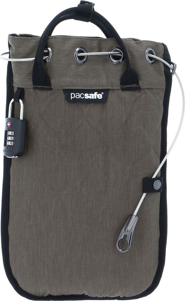 pacsafe Packsack Travelsafe 3L GII Portable Safe Sand braun Produktbild 