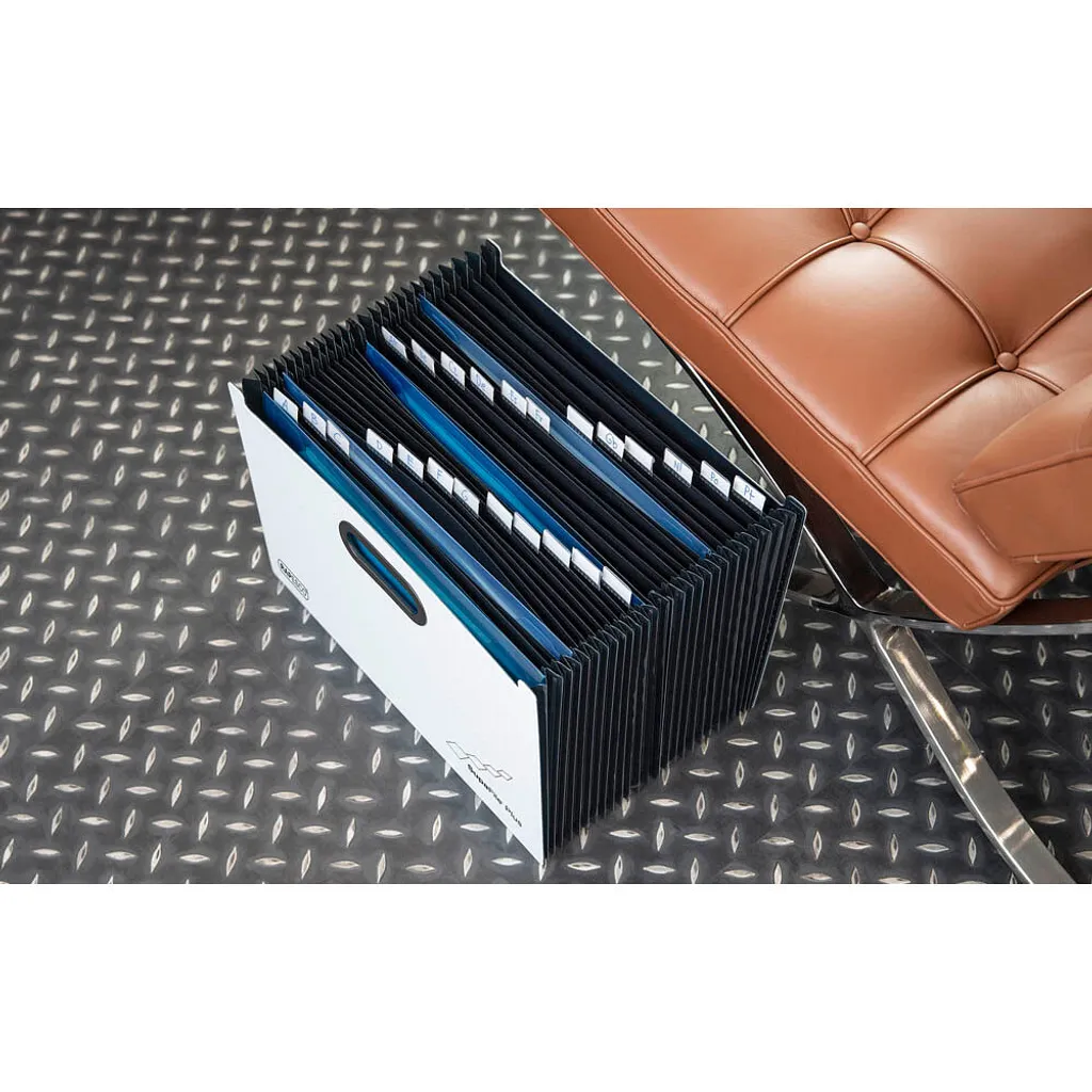 Organiseur de Bureau pour Documents A4 Trieur 26 Sections Blanc Rapesco