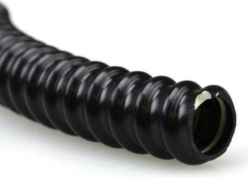 Guaina corrugata flessibile, nera, GUS, 40 mm, resistente Immagine del prodotto 