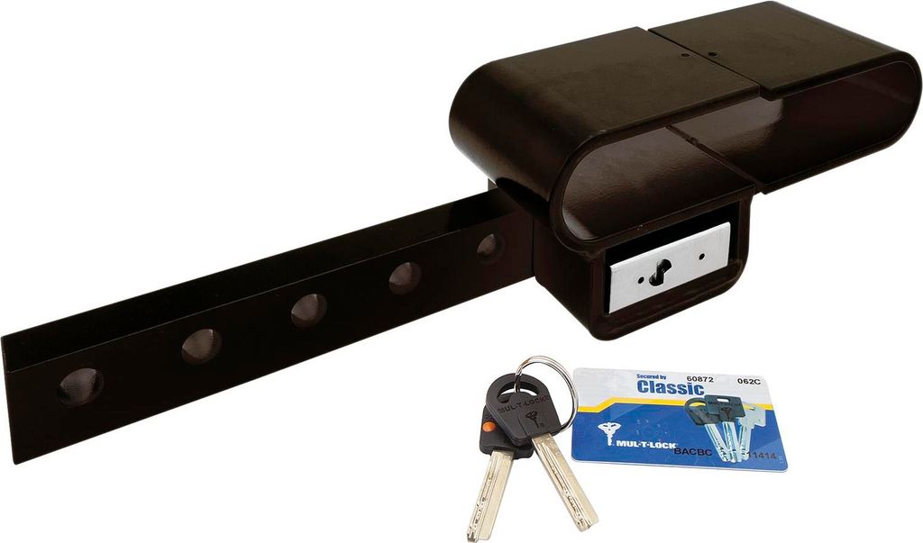 MUL-T-LOCK Containerschloss mit Vorhangschloss Gr.13 2 Schlüssel verschiedensp.