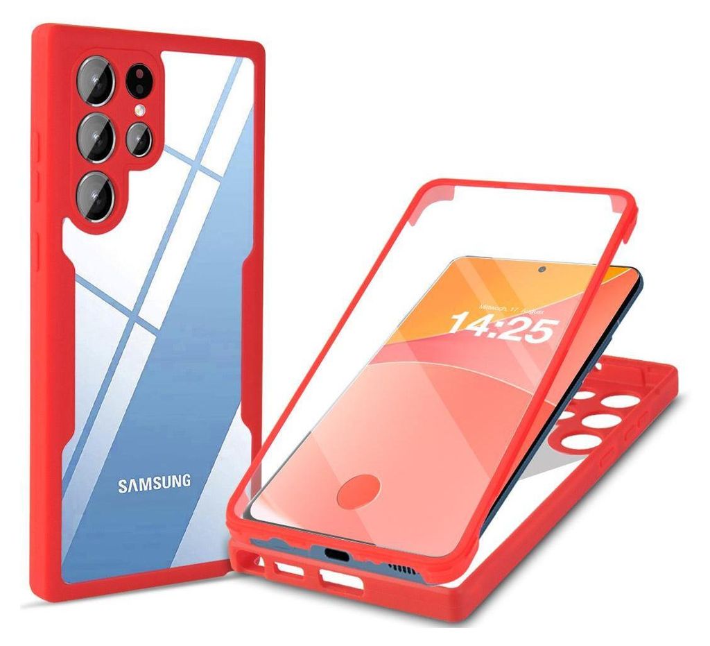 360 Grad Rundum Schutz Handyhülle für Samsung Galaxy S22 Produktbild 