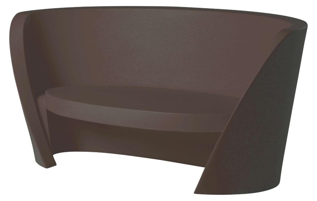 Moderner Outdoor- und Gartensofa Slide Rap - Braun