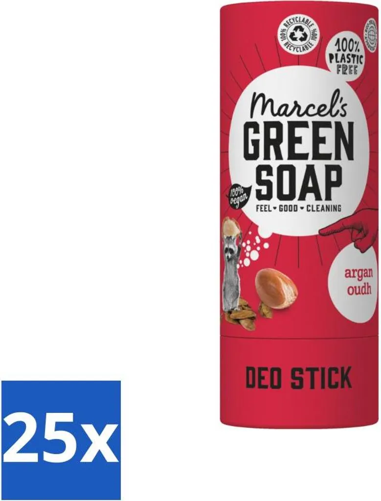 Analisi Deodorante Marcel's Green Soap 25 pz | Argan & Oudh 40g Lab