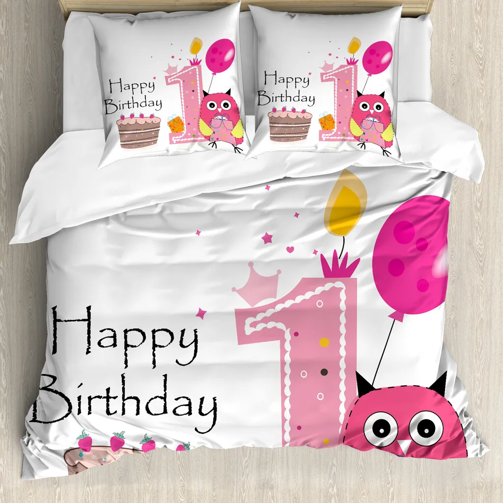 Set Letto ABAKUHAUS 155x220cm Antiacaro - Torta 1° Compleanno