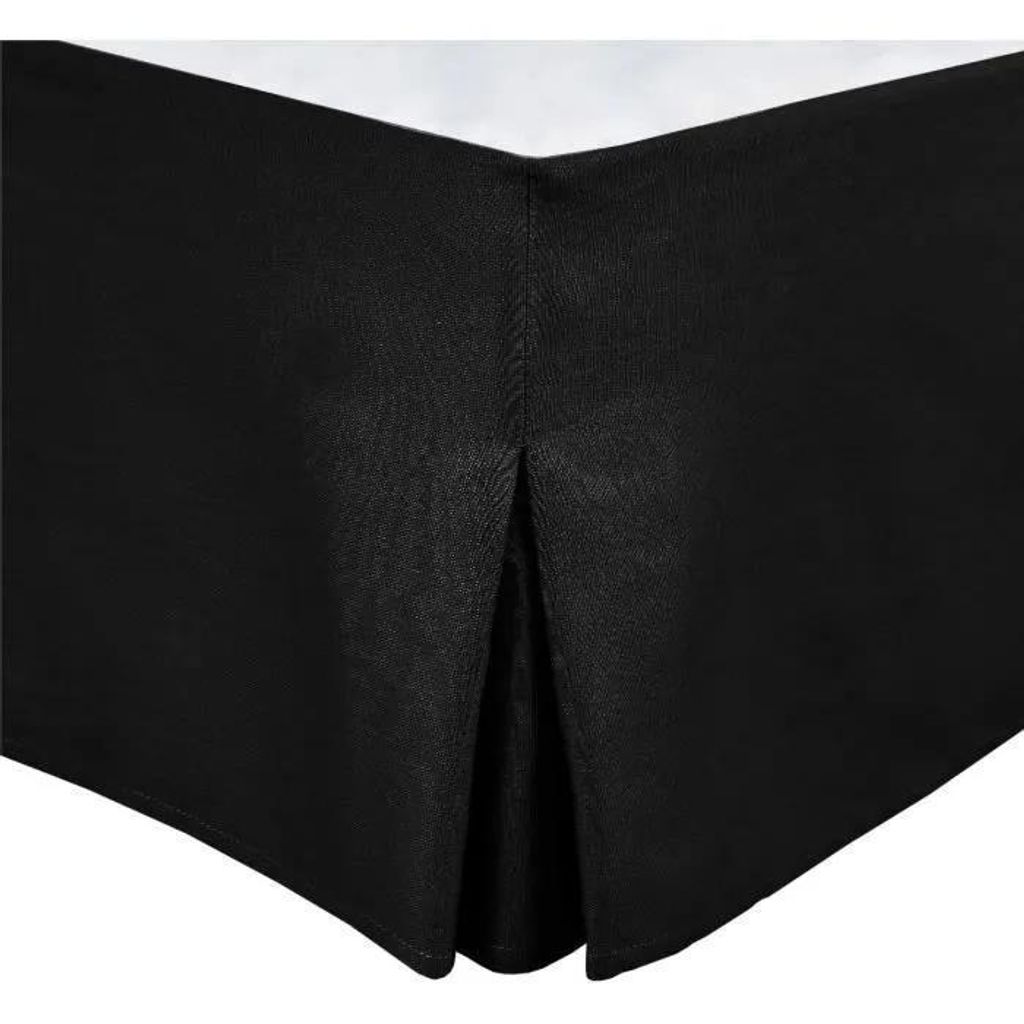 Bettrock - HOME LINGE PASSION - 180 x 200 cm + 30 cm - Schwarz