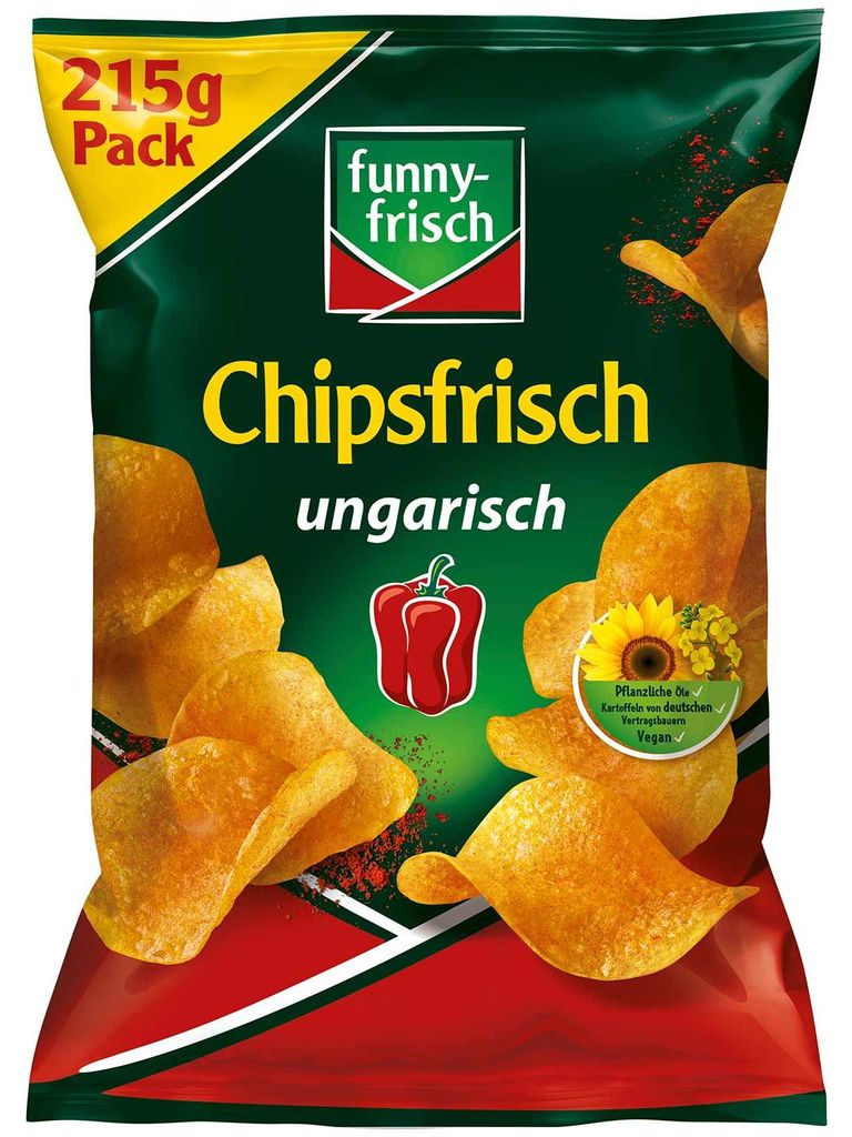 funny-frisch Chipsfrisch ungarisch 215g Produktbild 