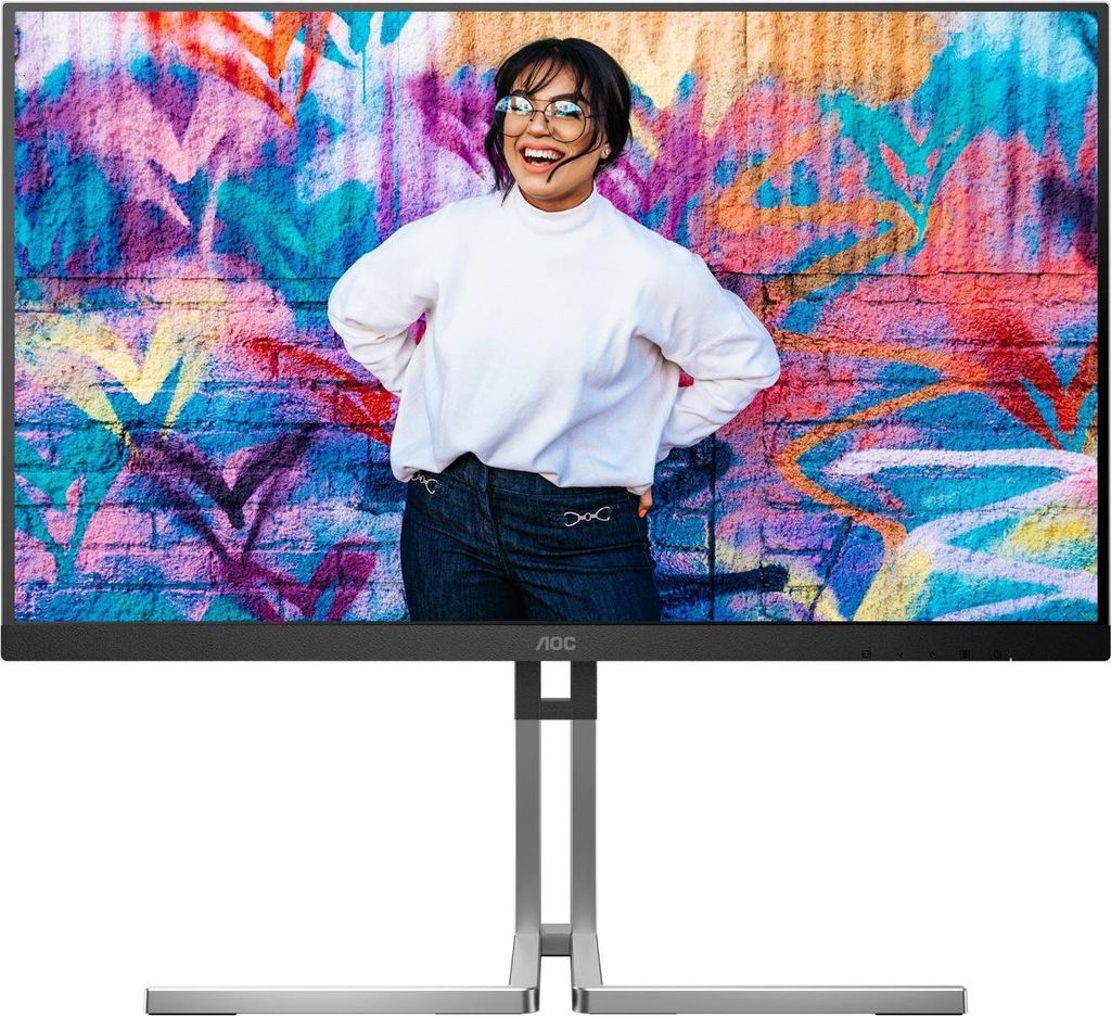 AOC Q27U3CV, QLED-Monitor, (QHD, IPS QD, USB Hub, KVM)