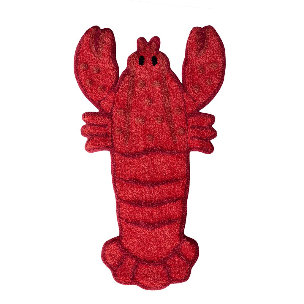 Sass & Belle Badematte Lobster Badteppich Hummer rot ca Produktbild 