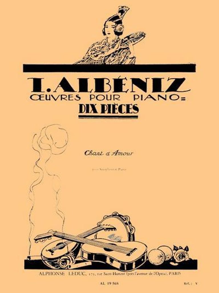 Chant d'amour pour saxophonealto en mib et piano