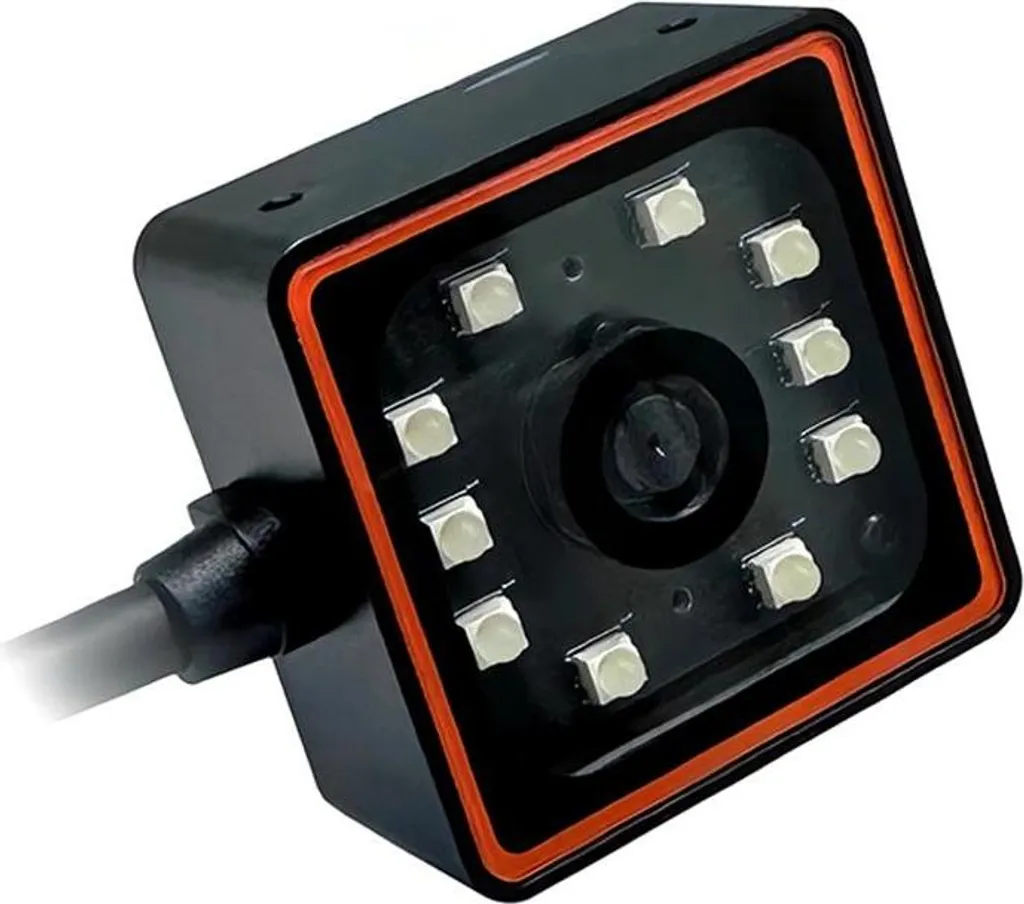 Scanner fixe de codes QR pour automatisation de lignes de production USB