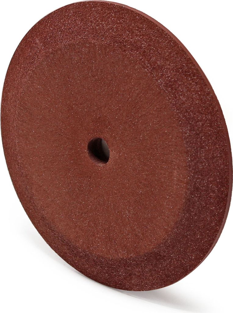 Wiltec Ersatzteil für Sägeblatt Schärfgerät - Keramik-Schleifscheibe - Ersatz Schleifscheibe Ø 105 mm / 10 mm, keilförmig für kleinere Säge...