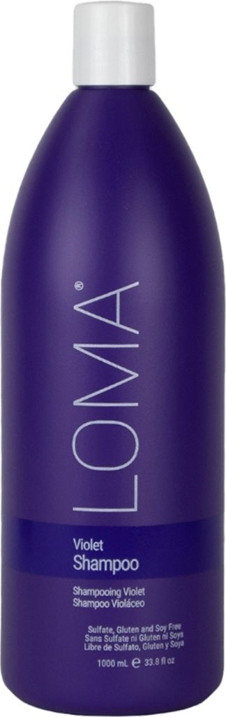 LOMA Lila Shampoo 1L | Reinigt und spendet dem Haar Feuchtigkeit | 100% Parabenfrei | Männer und Frauen | Für Haartyp: Grau;Blond
