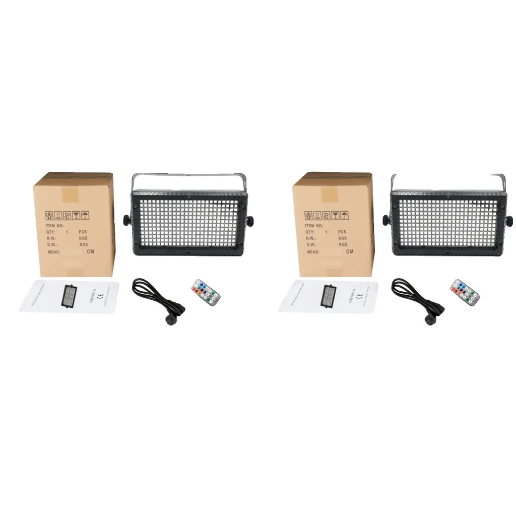 Éclairage scénique LED 60W DMX avec contrôle sans fil - Lot de 2 unités