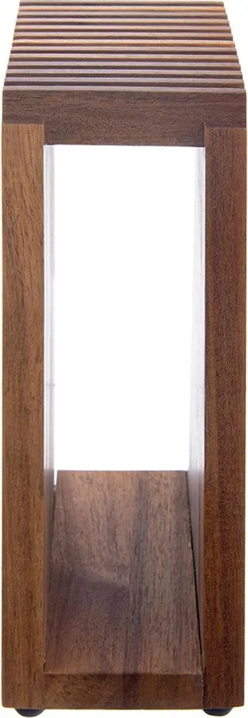Porte-couteaux en bois de hêtre à compartiments multiples modulables