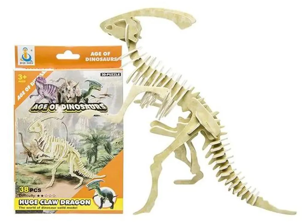 Dinosaure en 3D décoration murale trophée origami pour salon ado