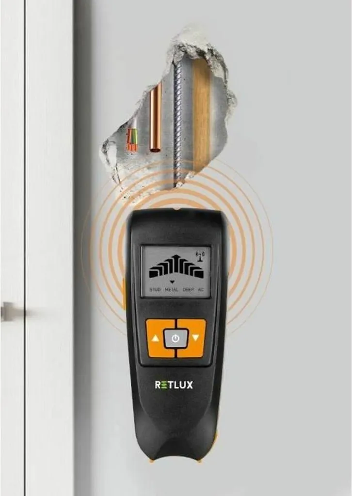 Testeur Électrique Digital RETLUX RDT 100 avec Écran LCD et Protection