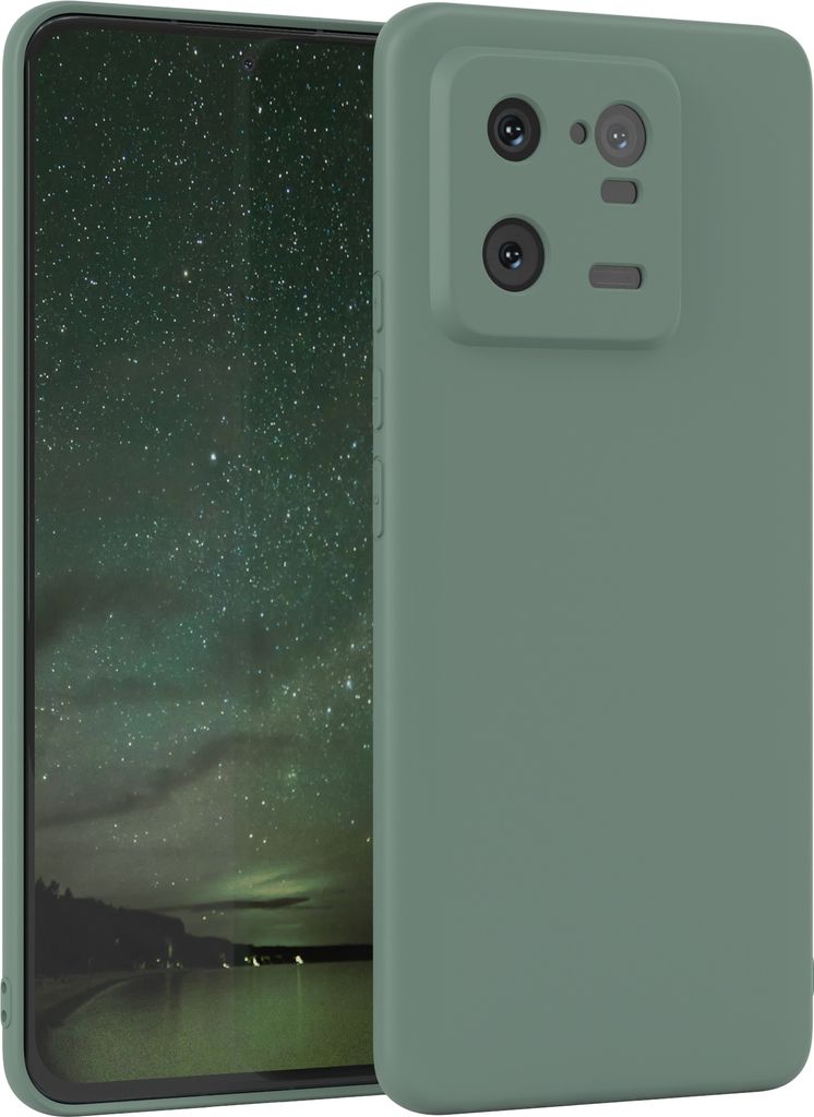 EAZY CASE - TPU Hülle für Xiaomi 13 Pro, TPU Case stoßfeste Handyhülle, weiches Cover mit Kameraschutz, Silikonhülle in Grün