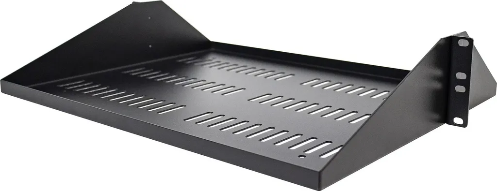 Étagère Fixe 2U pour Baie Informatique 19 Pouces - Tablette de Montage