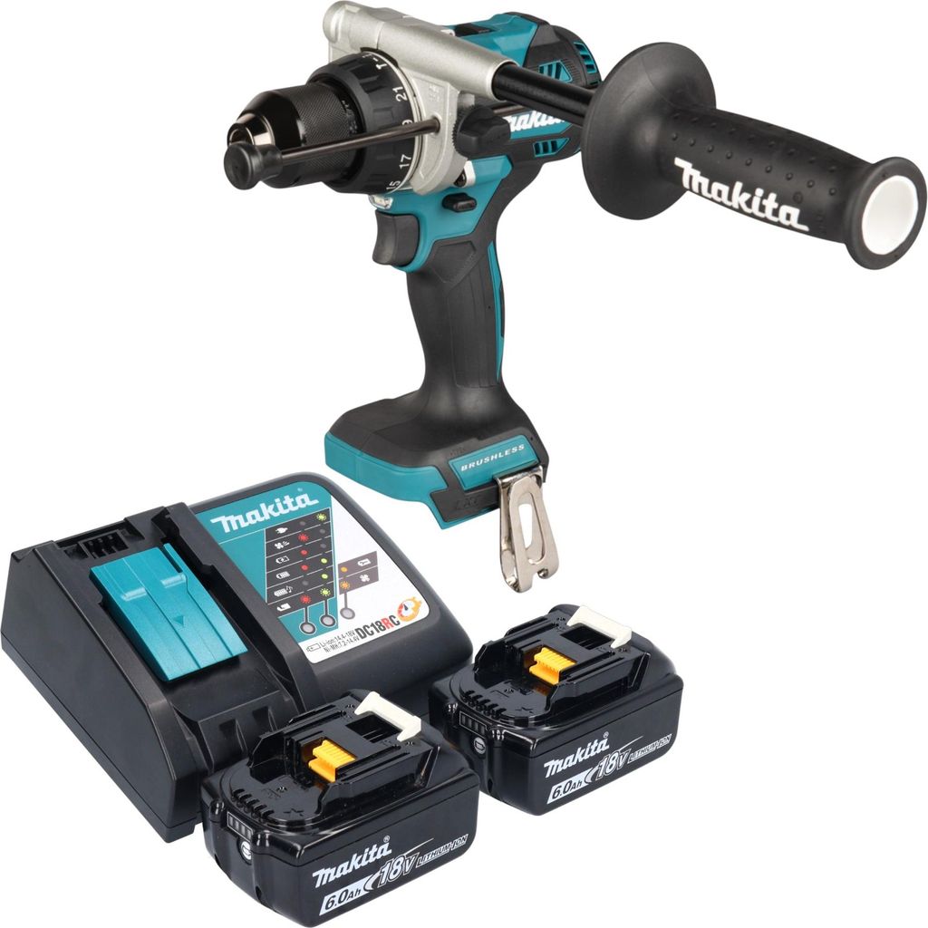 Makita DHP 492 RG Akku Schlagbohrschrauber 18 V 141 Nm Produktbild 