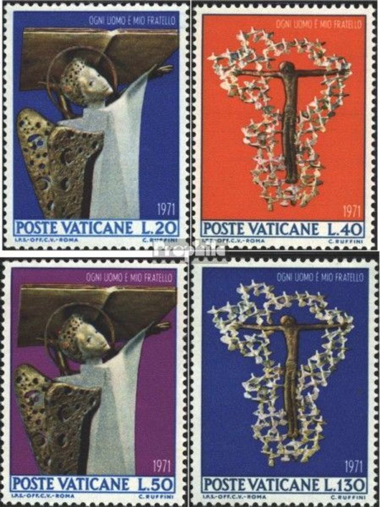 Briefmarken Vatikanstadt 1971 Mi 577-580 (kompl.Ausg.) postfrisch Sondermarken