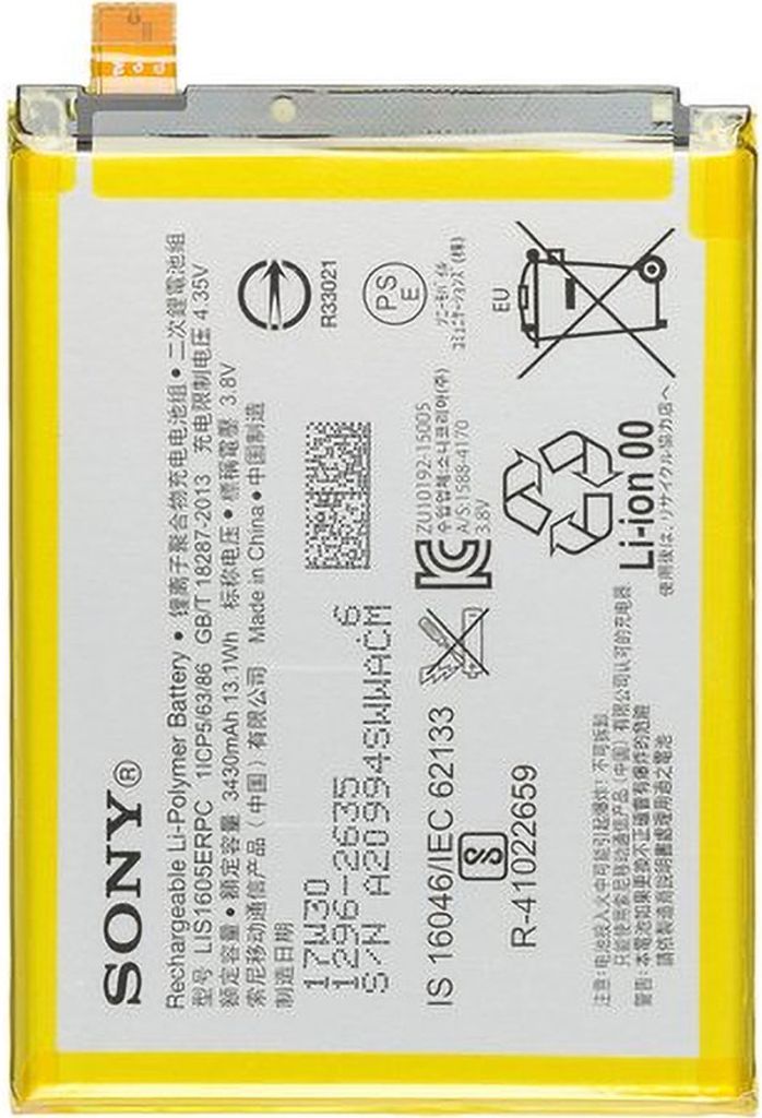 Original Akku für Sony LIS1605ERPC | 3.8 Volt | 3430 mAh | 13.03 Wh Li-Pol Akku