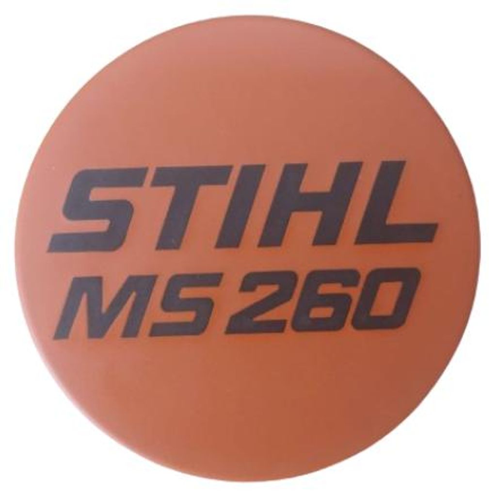 Stihl Typenschild mit Firmenzeichen 'STIHL MS260' Produktbild 