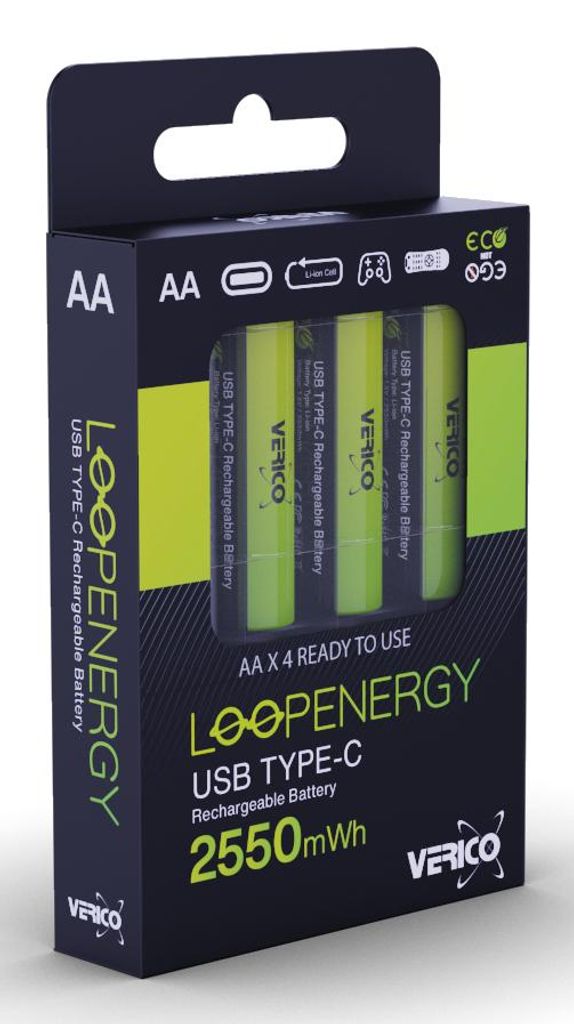 Verico 1UDBT-A1WEAC-NN, 1700 mAh, Lithium-ion (Li-ion), AA, Obrázok produktu 