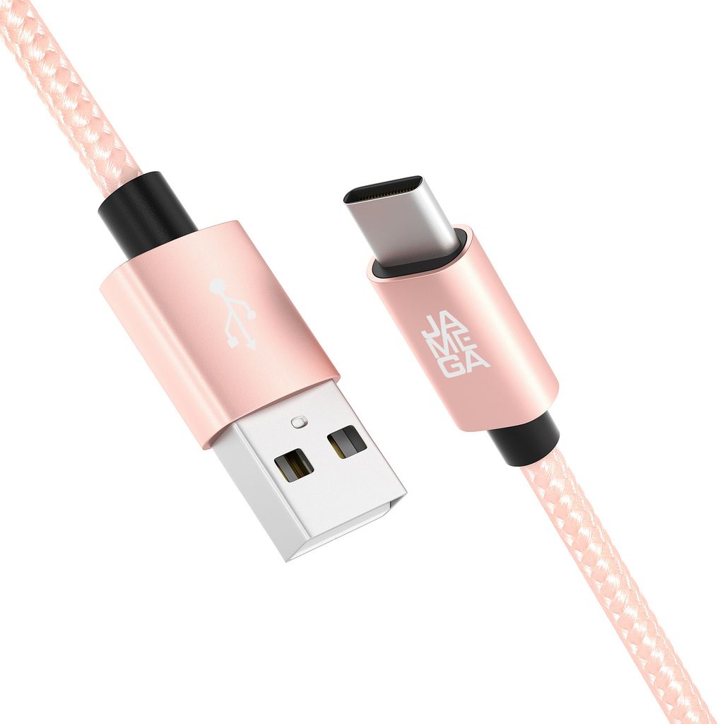 USB-C Kabel Nylon Schnell Ladekabel Datenkabel für Samsung Huawei HTC LG - 1m