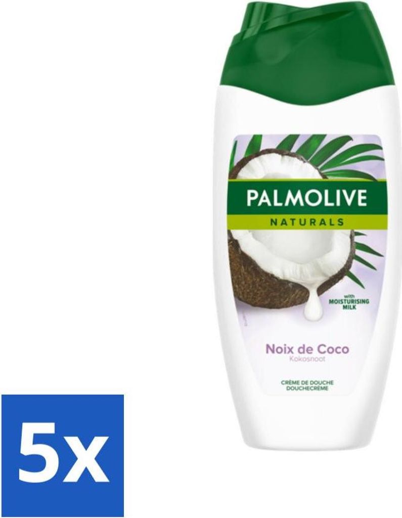 Palmolive Naturals - Duschcreme - Kokosnuss - 250 ml - Vorteilspack - 5 Stücke