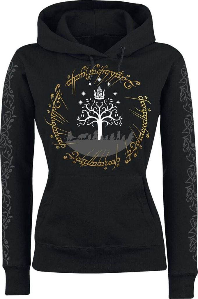 Der Herr der Ringe Kapuzenpullover Damen Journey schwarz XL