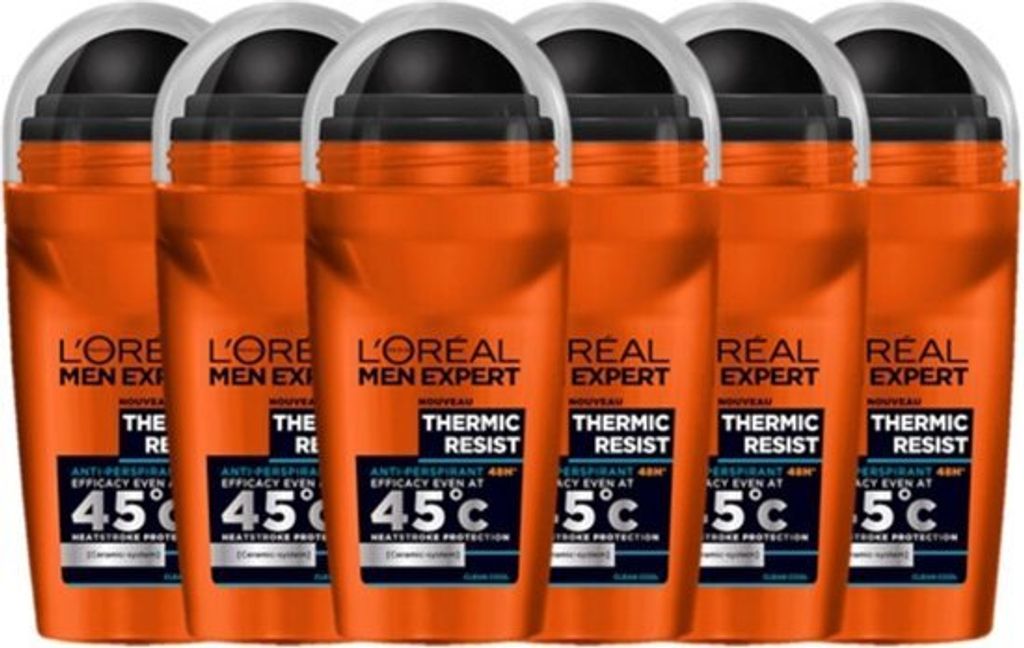 L’Oréal Paris Men Expert L'Oréal Paris Men Expert Thermic Resist - Deodorant Roller - 6 x 50ml