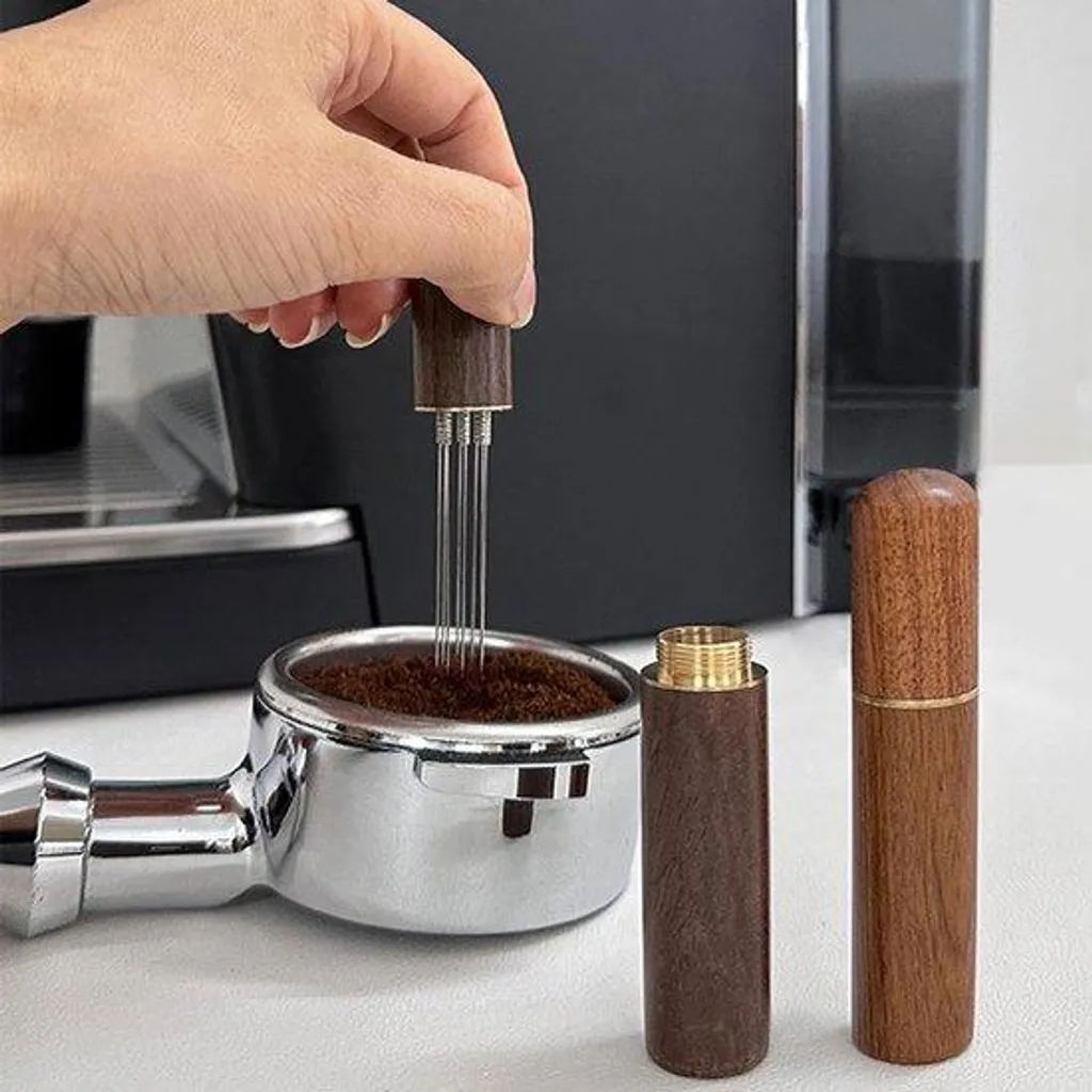 Cuillères à espresso en bois noir lot de 2 pour service café et moka