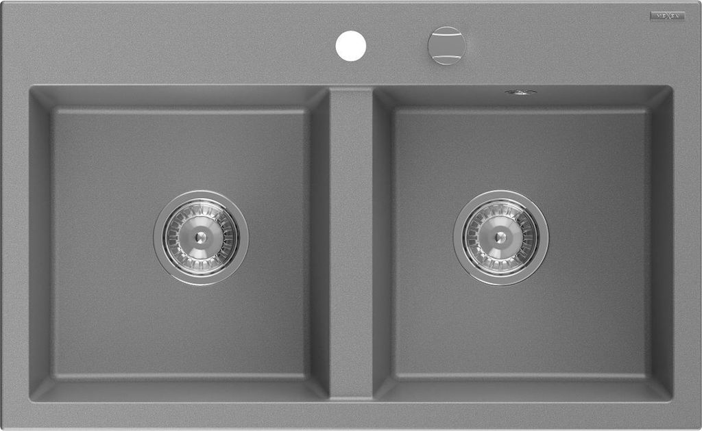 Mexen Hektor évier en granit à 2 compartiments 800 x 480 Image du produit 