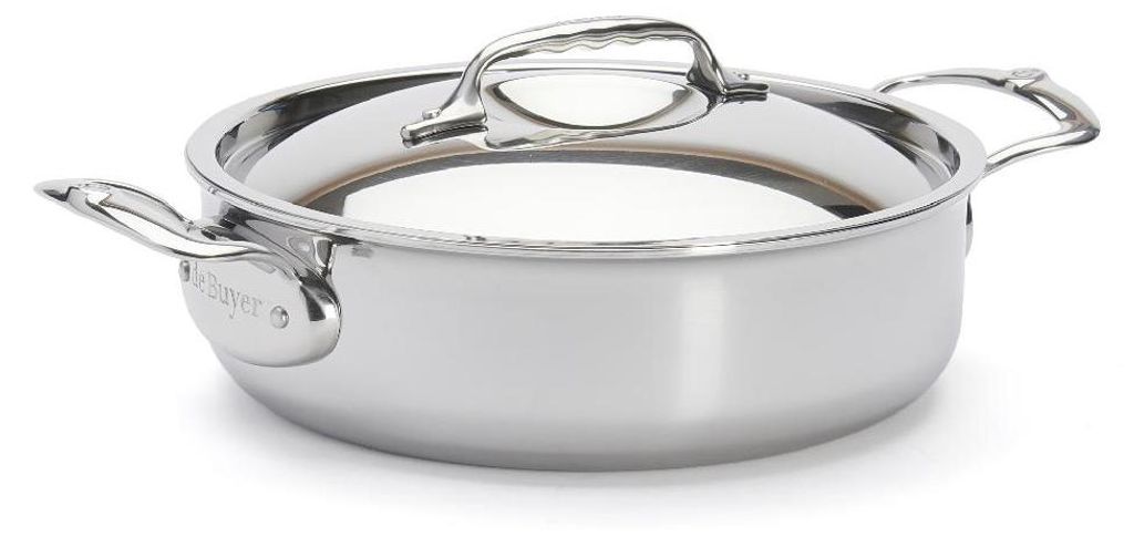 De Buyer Affinity Bratentopf niederer mit Deckel 20 cm Produktbild 