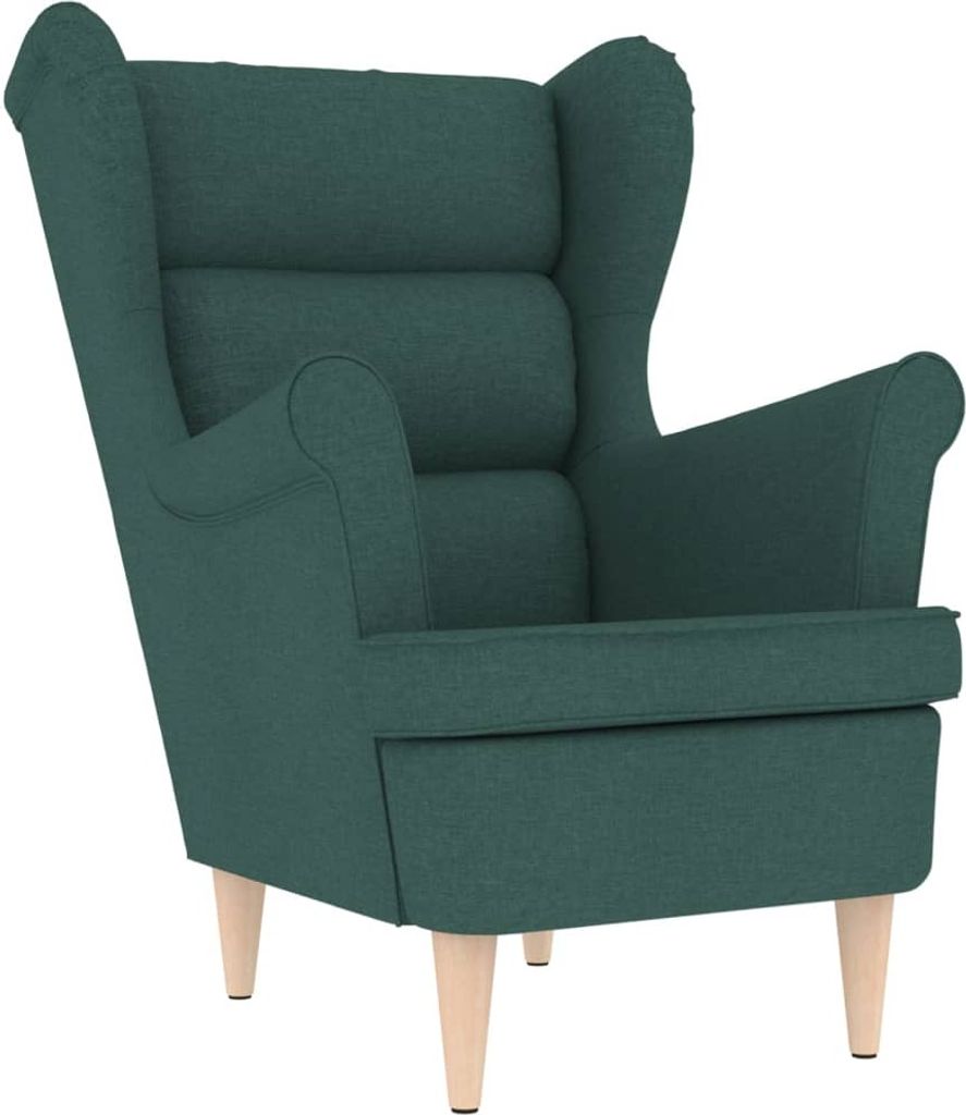 Sessel Dunkelgrün 74x84x100 cm Stoff