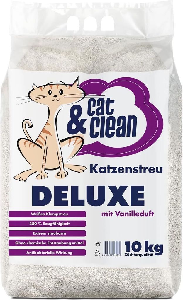 Cat & Clean 10kg Deluxe mit Vanilleduft Produktbild 