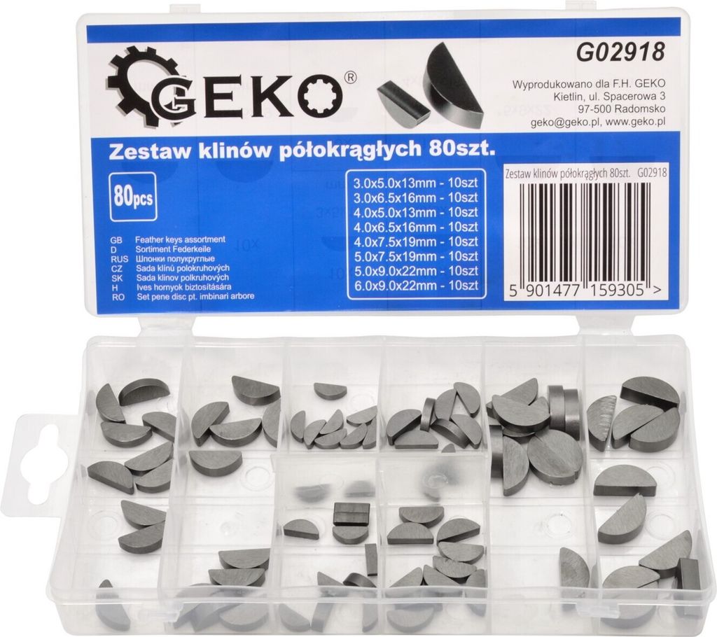 GEKO Úsečové pero, sada 80 ks G02918 Obrázek produktu 
