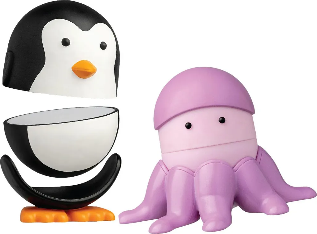 Jeu avec aimants Magimals Pingouin et pieuvre : kit de construction