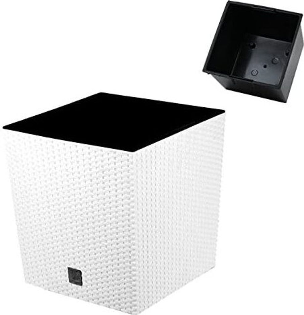 Blumentopf + Einsatz Blumenkübel Rattan RATO LOW DRTS265L Produktbild 19