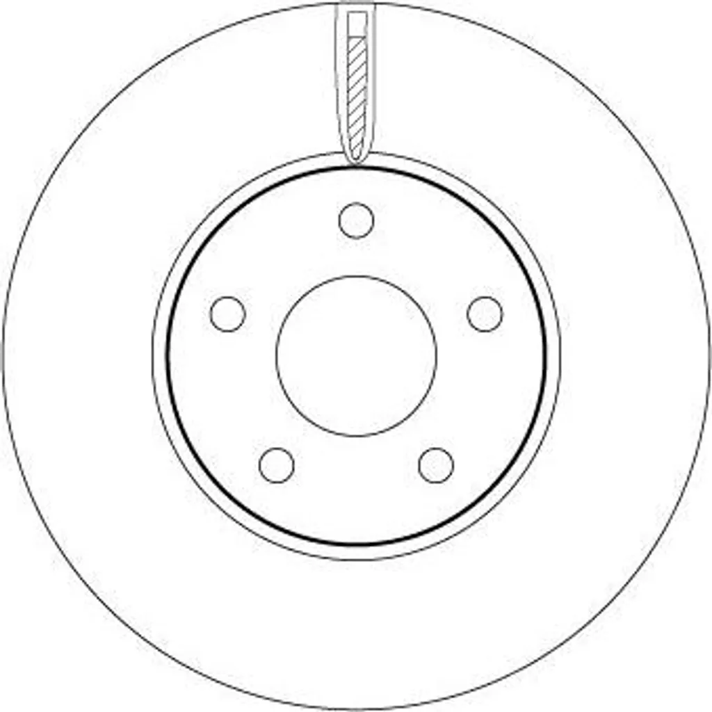Disque de frein TRW DF6975 OE 2305503 compatible Focus : Qualité Origine