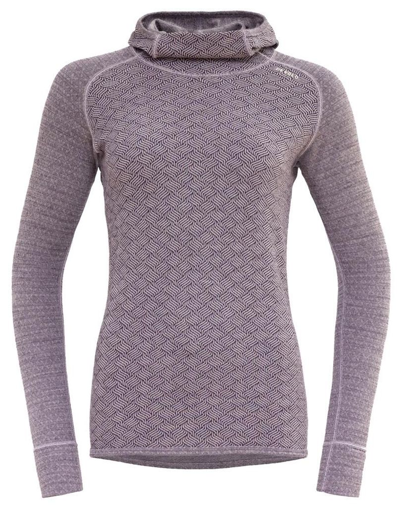 Kvitegga Merino 230 Hoodie Woman L - Farbe orchid
