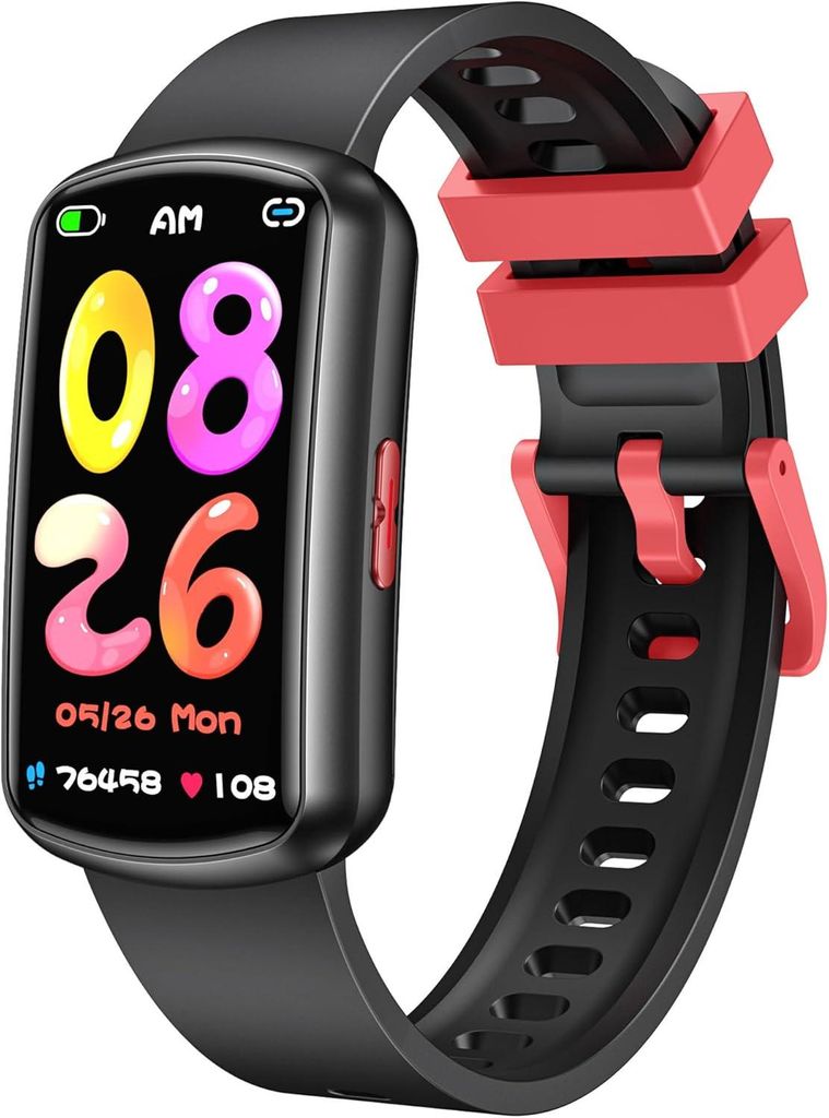 Fur Kinder Mädchen Jungen Teenager mit Schrittzähler Wasserdicht Sportuhr Tracker Alarmfunktion ab 518 Jahre fuer Geburtstag Weihnachten Kinderge...