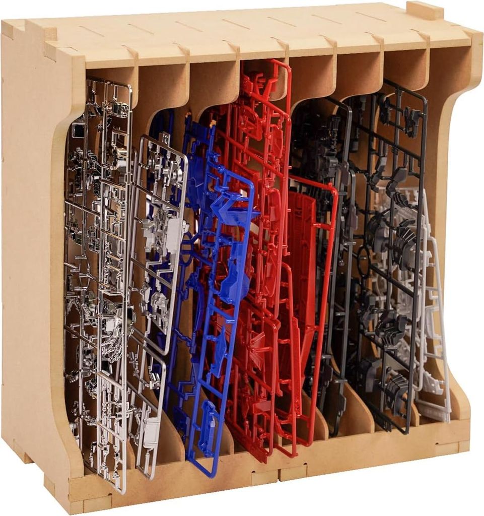 Modellbauteile Regal Werkzeugständer Halter für Gundam Modellbau Teile, MDF-Material, Modellierwerkzeug Werkzeugständer Halter für Hobby Modell...