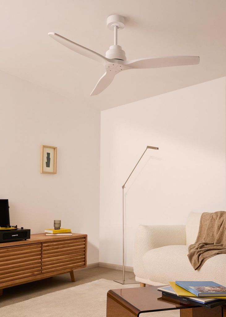 WIND STYLANCE NATURAL WOOD - Leiser Deckenventilator 40W 100% Holz verschiedene Größen