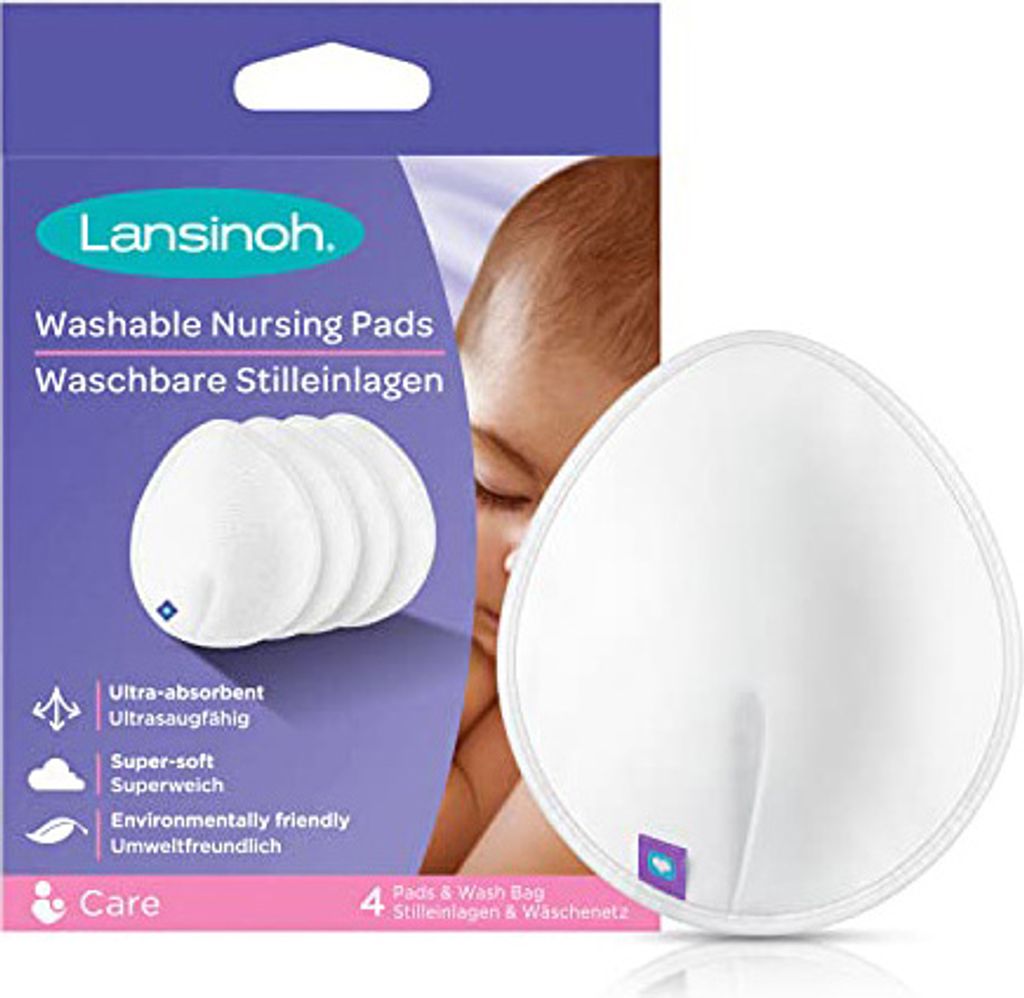 Lansinoh Washable Nursing PADS 4PK Produktbild 
