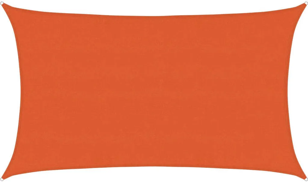 OFFERTA Tenda a Vela 5x8 Arancione HDPE | Prezzo Shock Ombra 40mq 160g