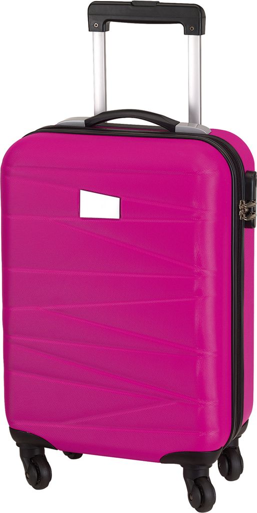 L-merch 56-02044 | Trolley-Bordcase Padua - Farbe: Pink - Größe: 55 x 35 x 20 cm