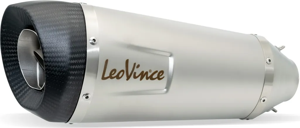Silencieux LeoVince 9753U Factory S en Acier Inoxydable Sortie 60
