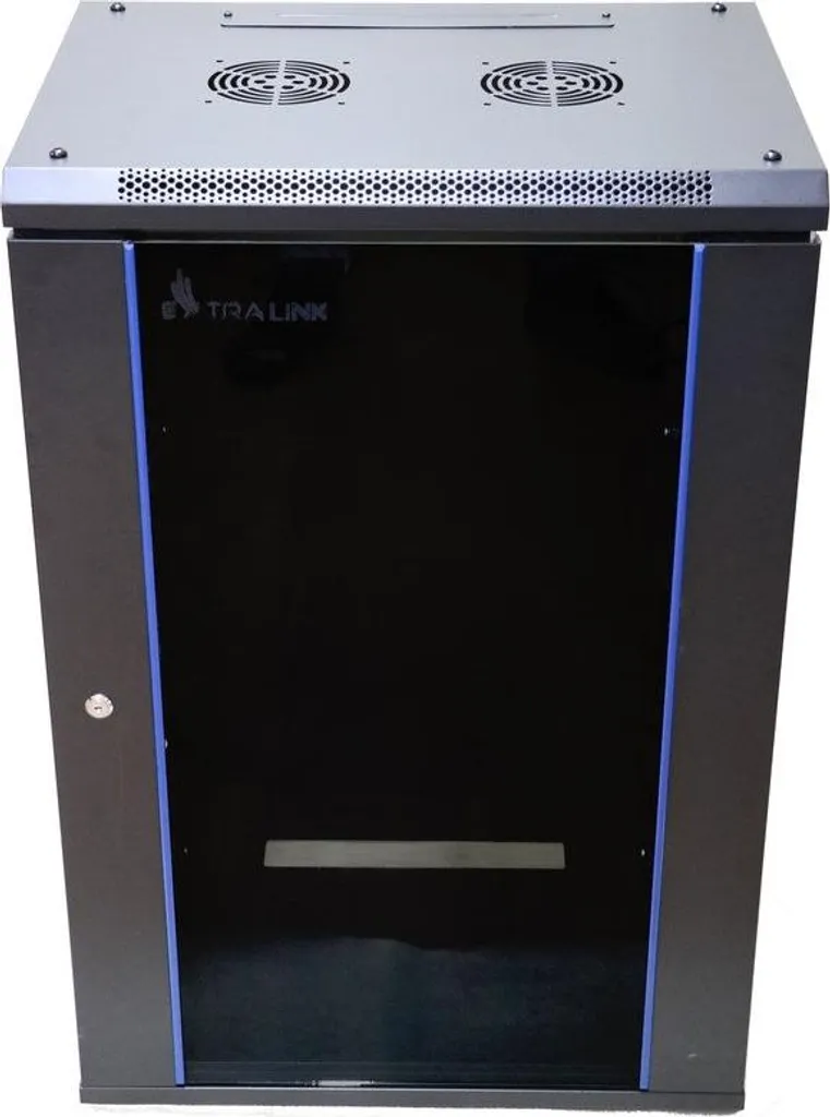 Extralink Armadio a rack 15U 600x450 nero montato a parete