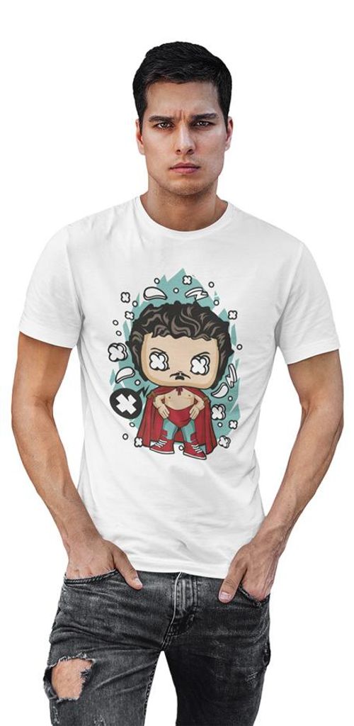 D&B Uni Polo PC00076 Nacho Libre Weiß-Größe 3XL